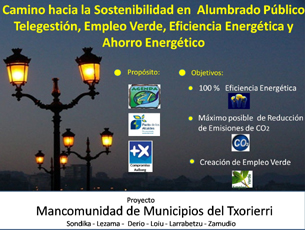 Camino hacia la Sostenibilidad en alumbrado pblico: Telegestin, Empleo Verde, Eficiencia Energtica y Ahorro Energtico